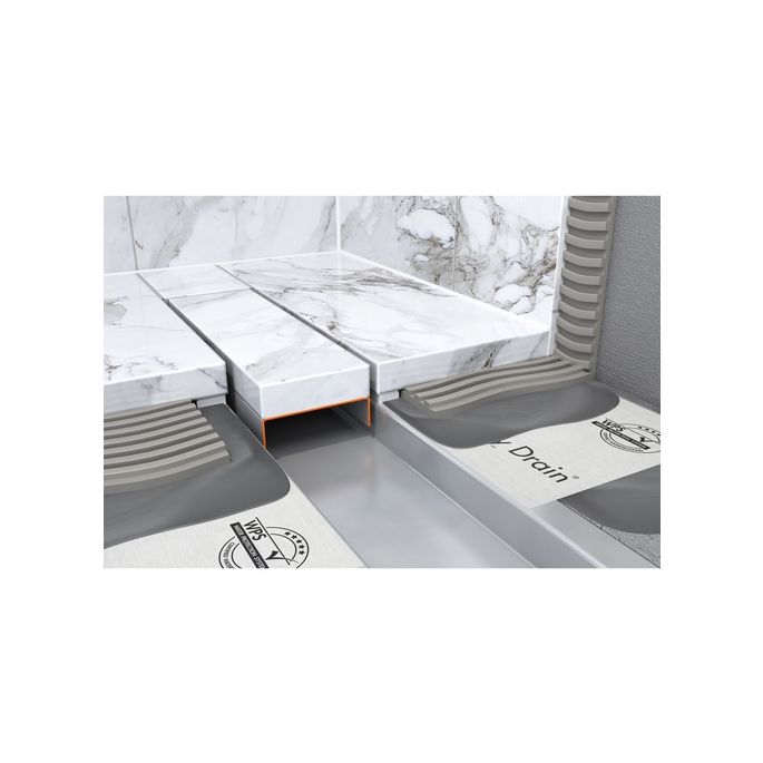 Easy Drain Compact 30 Modulo Stone EDM1NAT90030 douchegoot 90cm zijuitloop