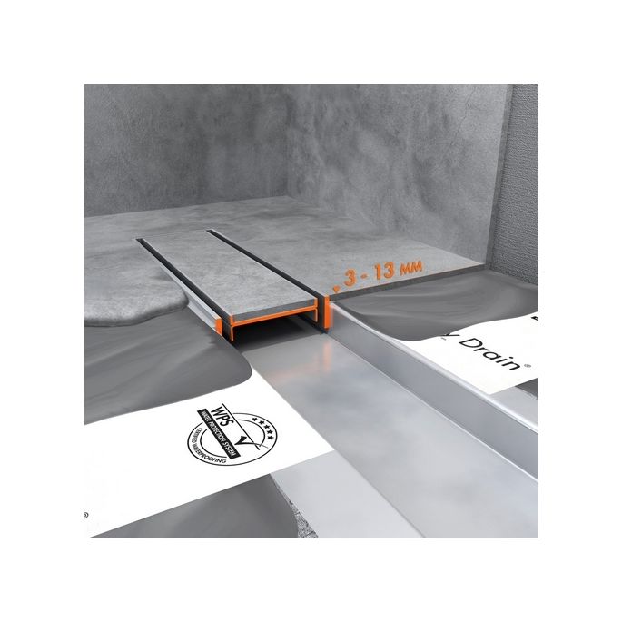 Easy Drain Compact 30 TAF Low EDM1TAFLT110030 douchegoot 110cm zijuitloop