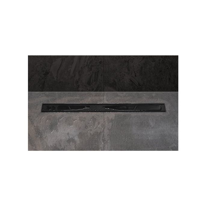 Easy Drain Compact 50 TAF Black EDM1TAFZM80050B douchegoot 80cm zijuitloop