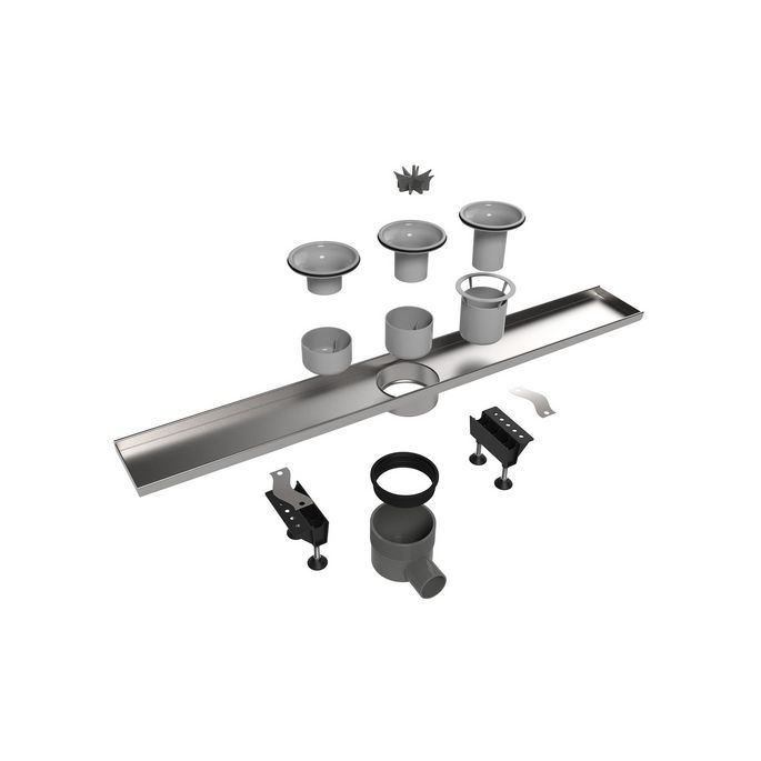 Easy Drain Multi EDM1600 douchegoot 160cm zijuitloop