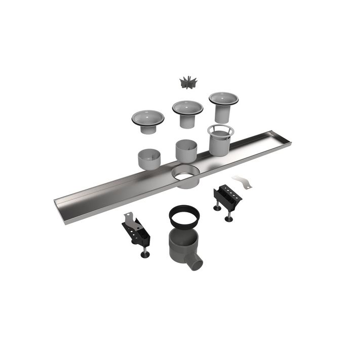 Easy Drain Multi Inbouwdeel EDMI600 douchegoot 60cm zijuitloop (zonder rooster)