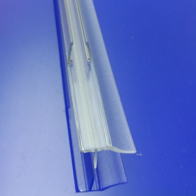 HSK Atelier Pur E77058 glasdorpellijst tbv onderzijde draaideur, 8mm *niet meer leverbaar*