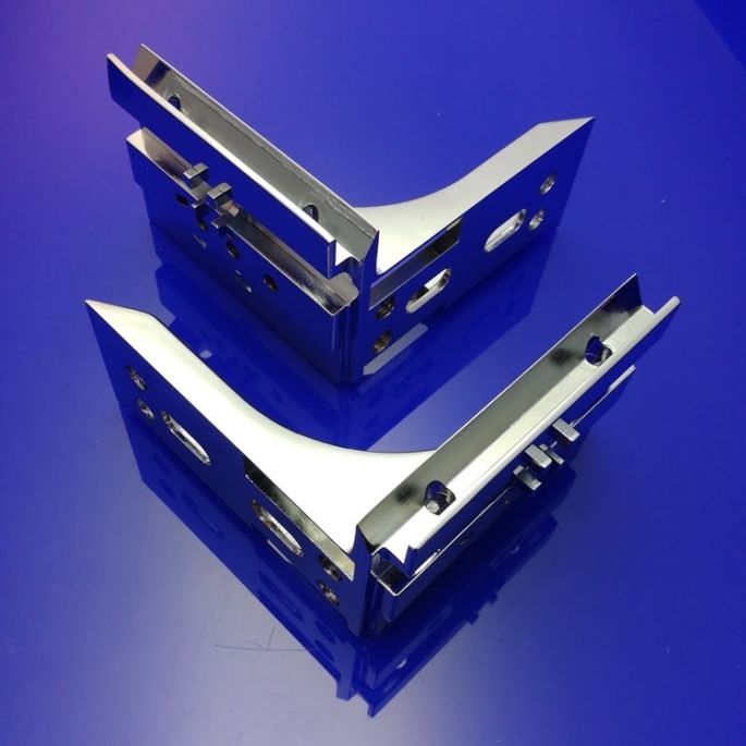 Koralle Vision-A 2536958 set muurbevestigingen chroom