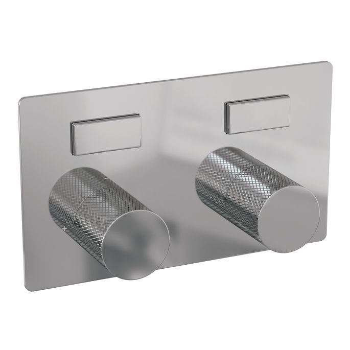 Brauer Carving 5-CE-200 thermostatische inbouw regendouche met drukknoppen SET 65 chroom
