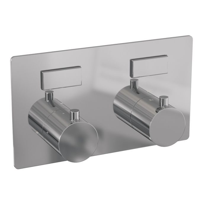 Brauer Edition 5-CE-166 thermostatische inbouw regendouche met drukknoppen SET 55 chroom