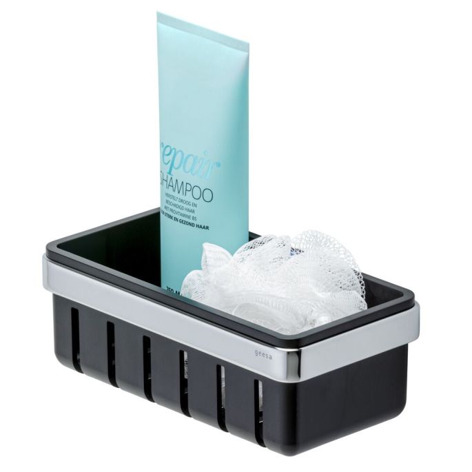 Geesa Frame 918801-02-06 douchemand 21 cm chroom/ zwart