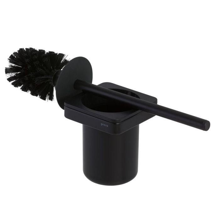 Geesa Frame 918811-06-06 toiletborstel met houder (zwarte borstelkop) zwart