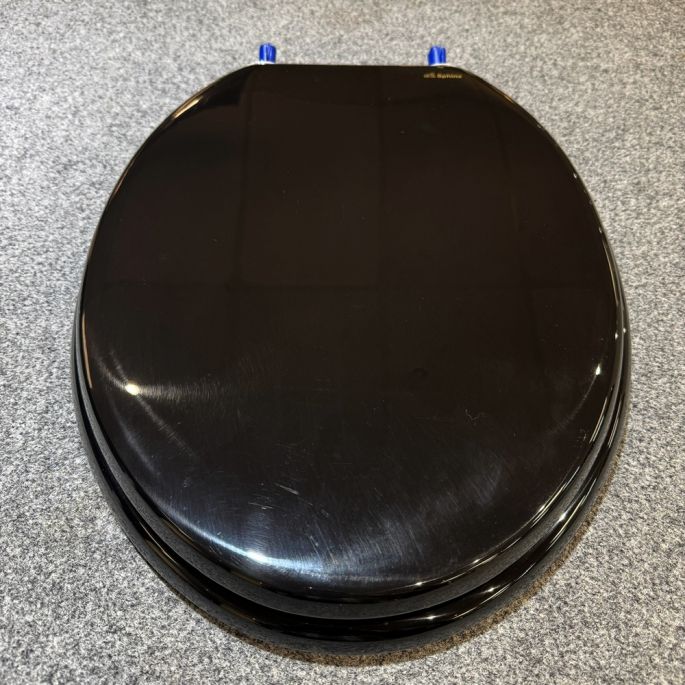 Sphinx Atlantic S8H5A000220 OLW-25 toiletzitting met deksel zwart (OUTLET)