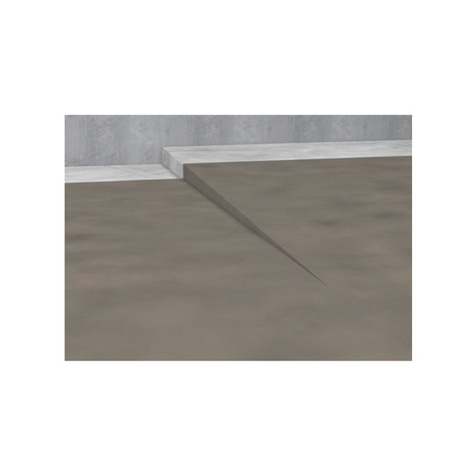 Blanke Aqua Keil 7552840100R afschotprofiel douchevloer 1480x10x32 rechts RVS verchroomd