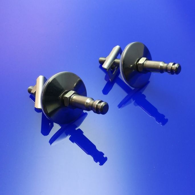 Duravit Vero Air 0061901000 scharnierset voor toiletzitting Vero Air 002201/002209