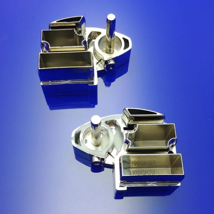 Provex Vario 1230SA28F+ scharnierset zilver/chroom