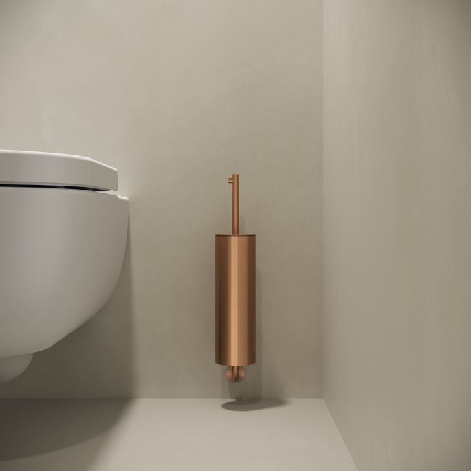Clou Kaldur CL/09.05041.83 toiletborstelgarnituur wand brons geborsteld PVD