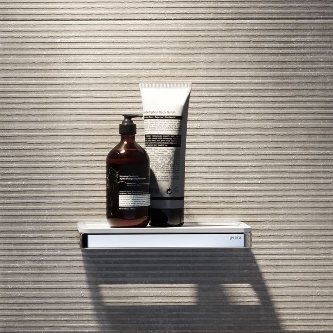 Geesa Frame 918804-02 planchet universeel 21 cm chroom/ wit