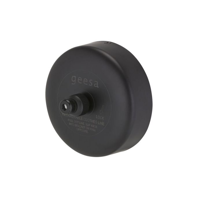 Geesa Hotel 91134-06 waslijn uittrekbaar 235 cm zwart