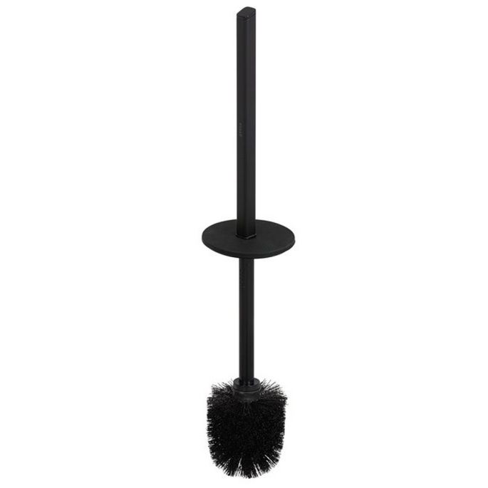 Geesa Shift Black 919911-06-06 toiletborstel met houder muurbevestiging mat zwart
