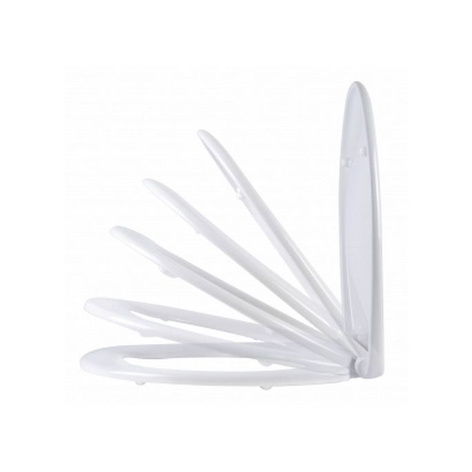 San4U Demper One-Touch 2503600 toiletzitting met deksel wit (OUTLET)