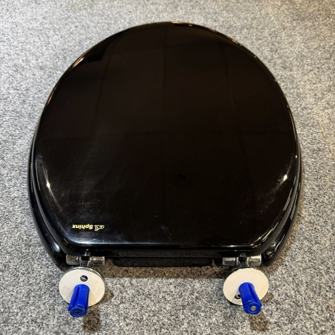 Sphinx Atlantic S8H5A000220 OLW-25 toiletzitting met deksel zwart (OUTLET)