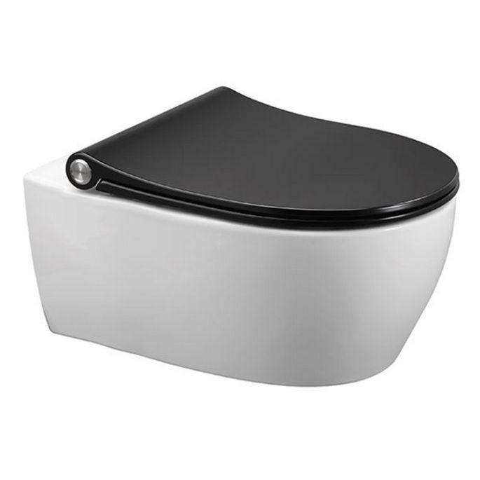 Pressalit Sway D2 994230-DF4999 toiletzitting met deksel mat wit