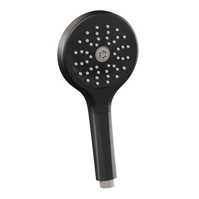 Brauer Carving 5-S-203 thermostatische inbouw regendouche met drukknoppen SET 68 mat zwart