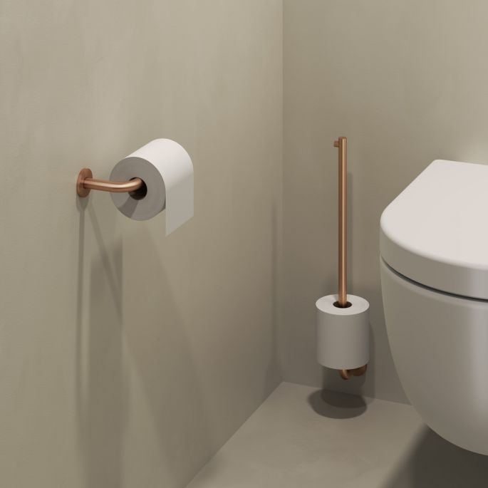 Clou Kaldur CL/09.05030.83 toiletrolhouder zonder klep brons geborsteld PVD