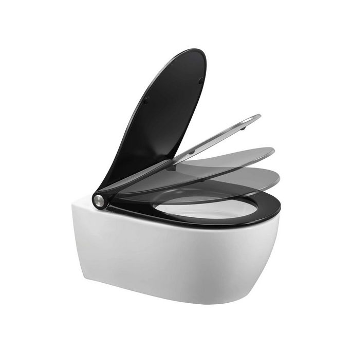 Pressalit Sway D 934000-BL6999 toiletzitting met deksel wit (OUTLET)