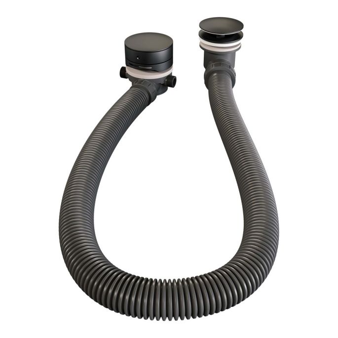 Brauer Carving 5-S-096 thermostatische inbouw badkraan SET 02 mat zwart