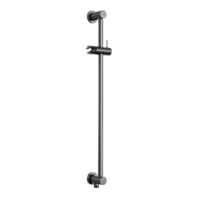 Brauer Carving 5-GM-141 thermostatische inbouw regendouche 3-weg omstelling SET 45 gunmetal geborsteld PVD