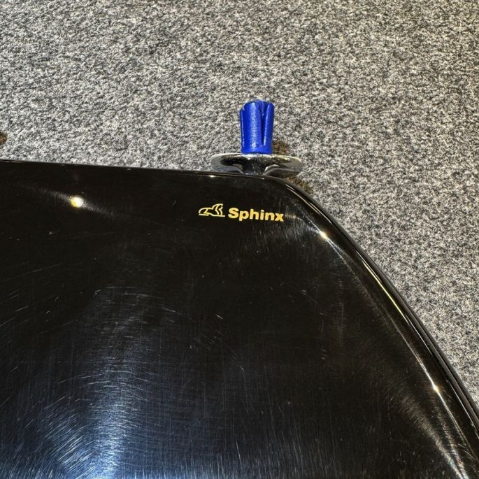 Sphinx Atlantic S8H5A000220 OLW-25 toiletzitting met deksel zwart (OUTLET)