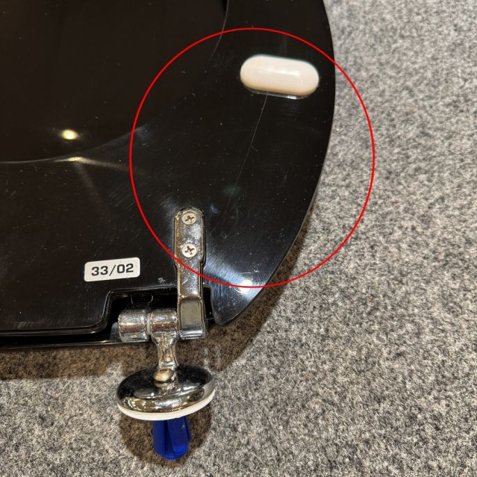 Sphinx Atlantic S8H5A000220 OLW-26 toiletzitting met deksel zwart (OUTLET)