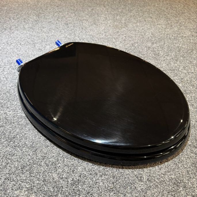 Sphinx Atlantic S8H5A000220 OLW-25 toiletzitting met deksel zwart (OUTLET)