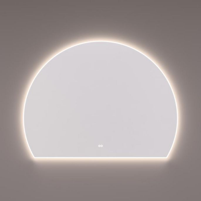 Hipp Design SPV SL 140 spiegel sun-line met directe en indirecte LED verlichting rondom, diameter 140 en 120B x 107H cm