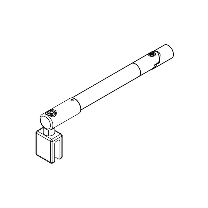 HSK E100320-20-41 stabilisatiesteun 200cm chroom