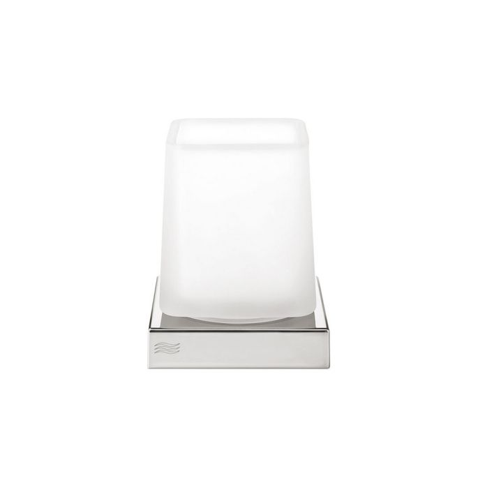 Inda Divo - Mito A2010ZNE21 bekerhouder gesatineerd glas/ mat zwart