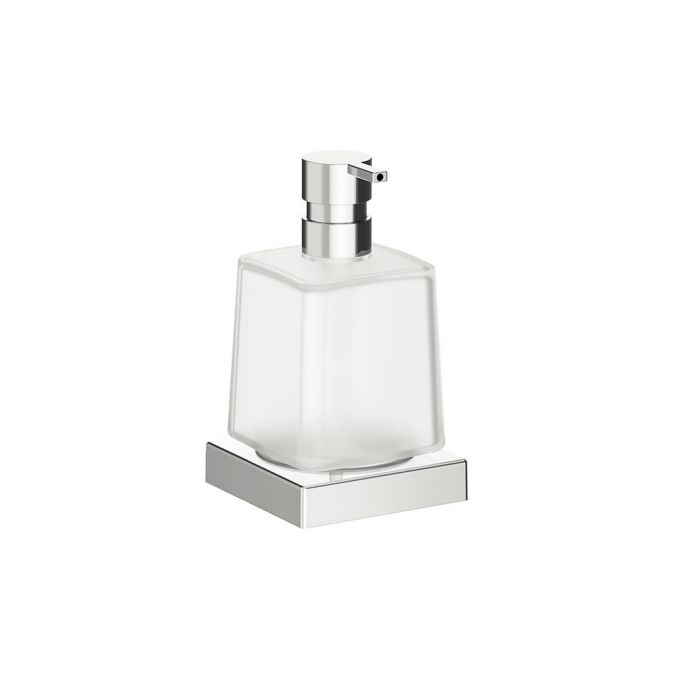 Inda Divo A15120GB21 zeepdispenser gesatineerd glas geborsteld goud