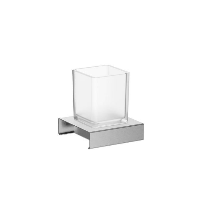 Inda Indissima A8810NNS21 glazen module 100mm RVS geborsteld/ gesatineerd glas