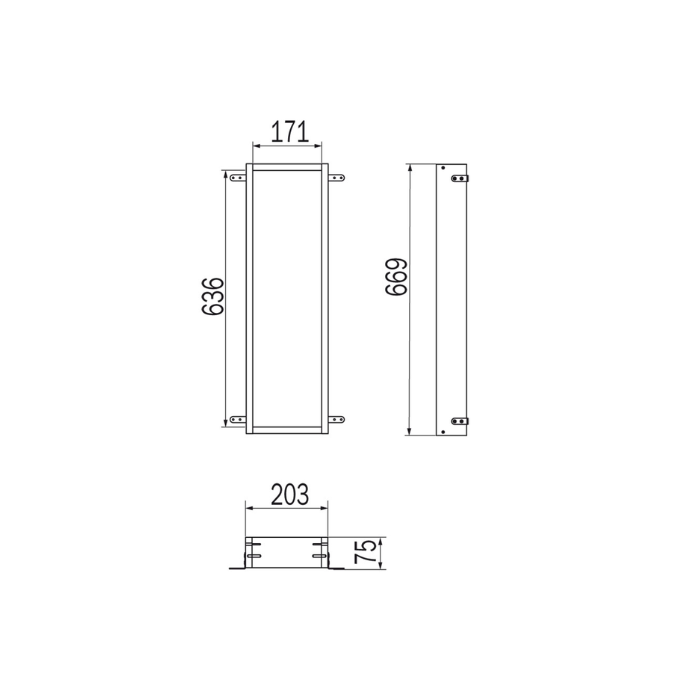 Inda MY Secret VT00305000 subframe voor A8086A inbouwnis