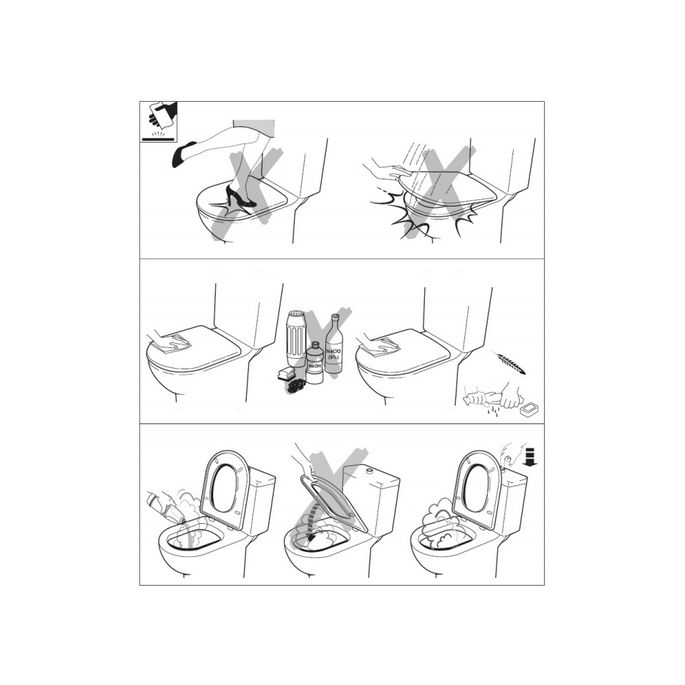 Roca Access A801230004 toiletzitting met deksel wit