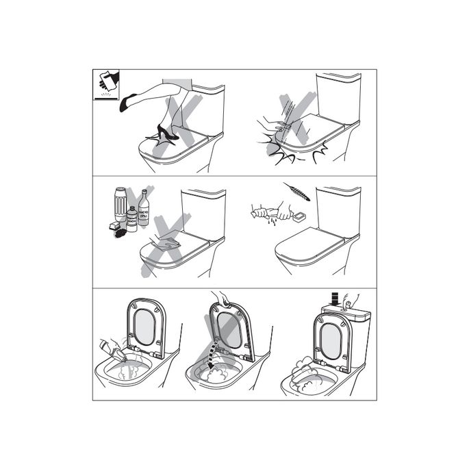 Roca The Gap A801472004 toiletzitting met deksel wit