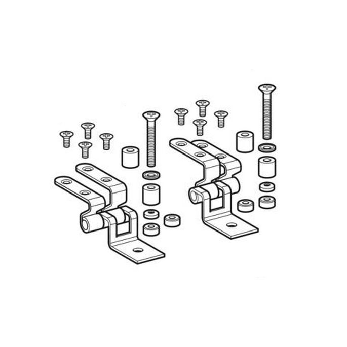 Keramag Courreges 596240000 set van 2 scharnieren chroom