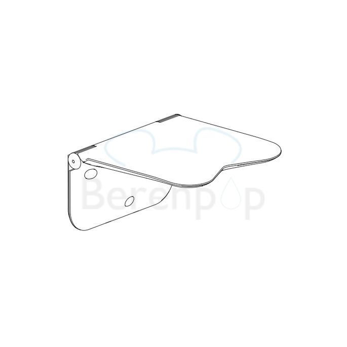 Etac Relax 81708000 douchezitting Volcano grijs