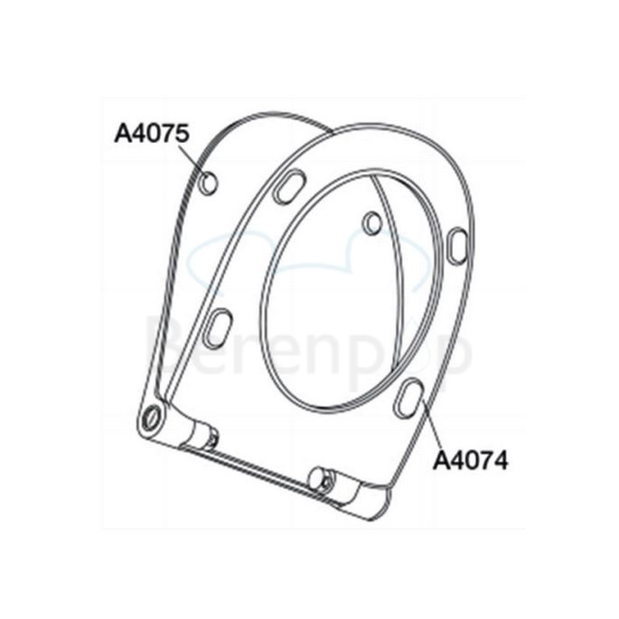 Pressalit Sway D 934001-BL6999 toiletzitting met deksel zwart