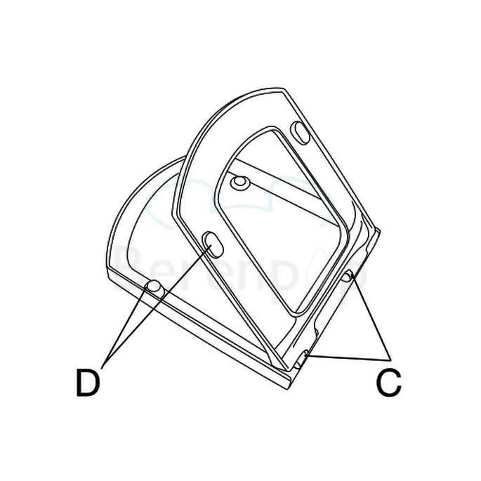 Villeroy en Boch Bellevue 98M2S101 toiletzitting met deksel wit