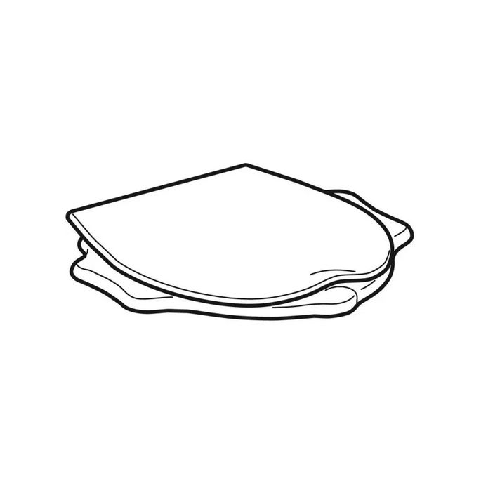 Geberit 300 Kids S8H51110000G turtle design toiletzitting (kinderzitting) met deksel wit *niet meer leverbaar*