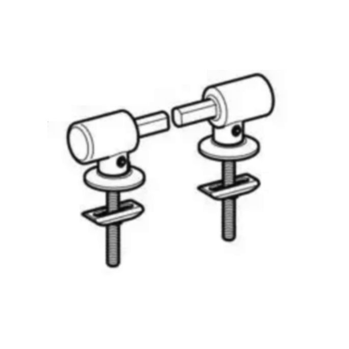 Geberit 598035000 set scharnieren chroom