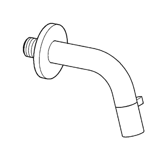 Hansa Nova Style 50868101 tapkraan wand chroom