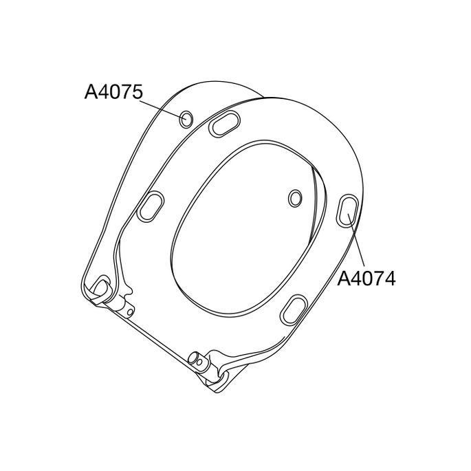 Pressalit Connexion 980011-DE9999 toiletzitting met deksel wit polygiene