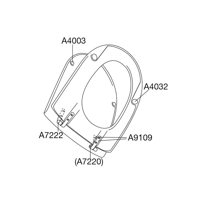 Pressalit Objecta D 172111-BR7999 toiletzitting met deksel zwart polygiene
