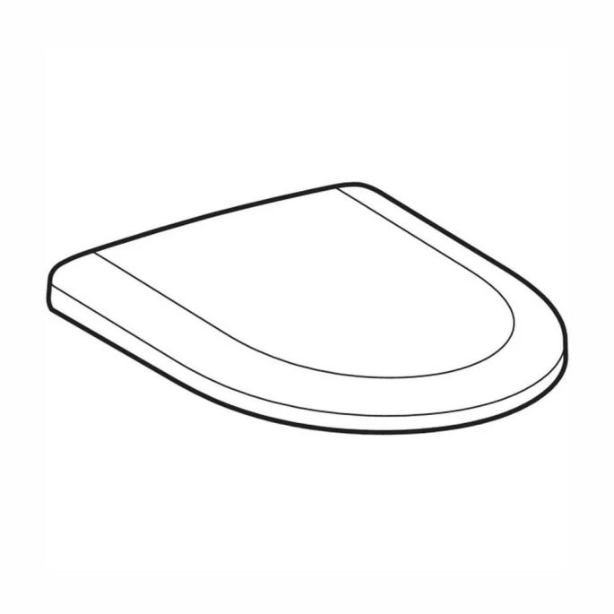 Geberit Renova 573010000 toiletzitting met deksel wit