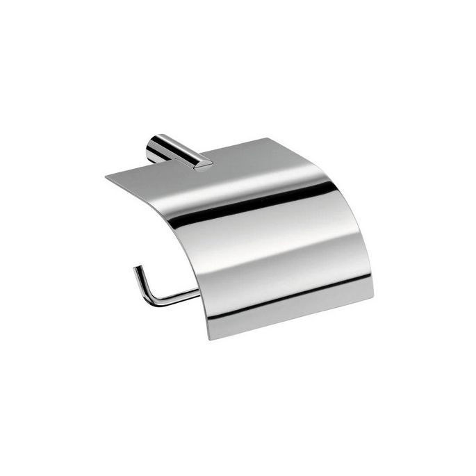 Linea Beta Picola LI525329 toiletrolhouder met klep chroom (OUTLET)