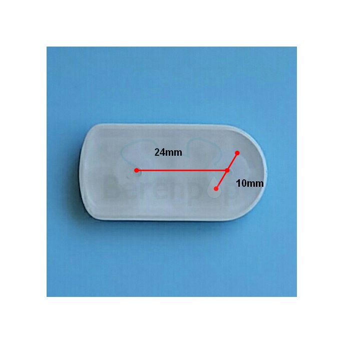 Pressalit A4017000 buffer voor zitting lang wit *niet meer leverbaar*